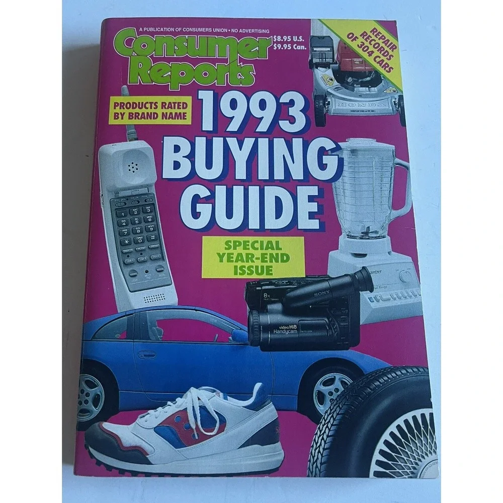 Consumer Reports Buying Guide Lot Of 7 from 1999's‎